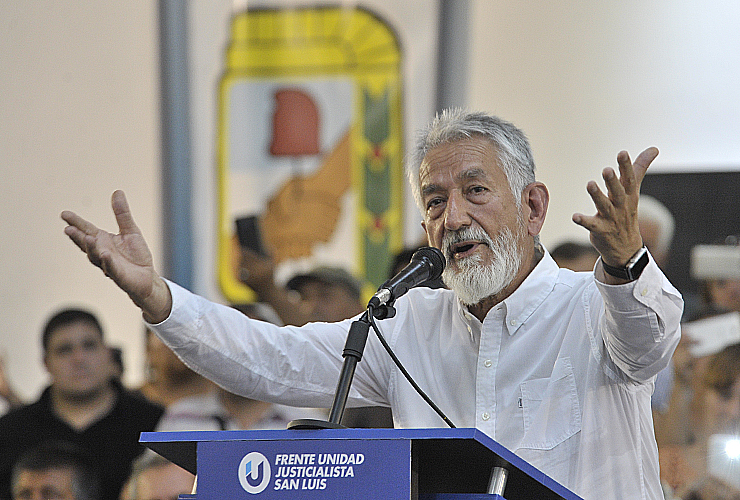"Tenemos que trabajar juntos para que esa deuda de la Nación a San Luis se pague", señaló Alberto Rodríguez Saá.