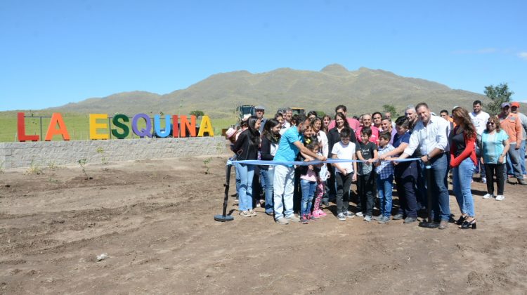 Inauguraron los accesos a los parajes La Esquina y El Guanaco del Morro