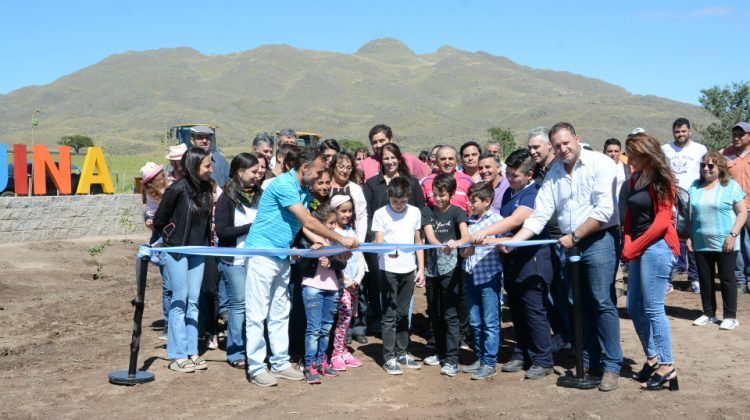 Nuevas obras mejoran la calidad de vida de la gente en el paraje La Esquina