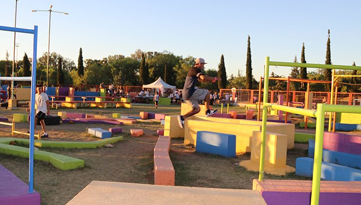 Comenzó el 1º Tour Latinoamericano de Parkour en el Parque de las Naciones