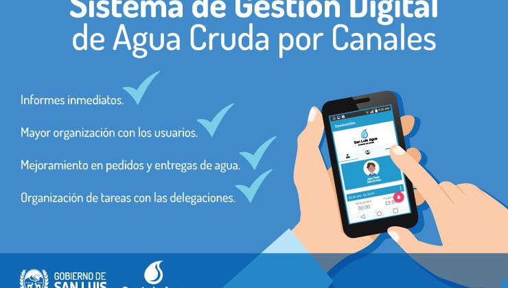 Crean el Sistema de Gestión Digital de Agua Cruda Superficial por Canales