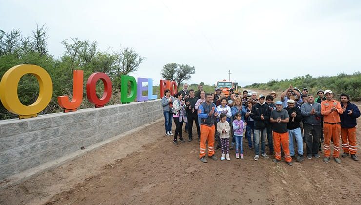 Los parajes Ojo del Río y Santa Martina con accesos renovados