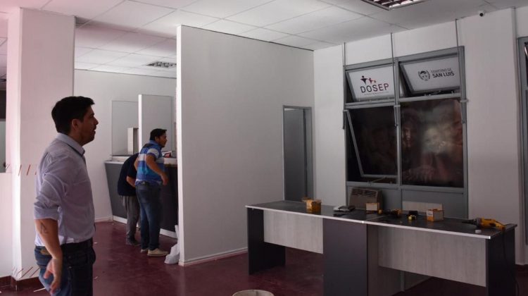 DOSEP trabaja en las nuevas oficinas para los jubilados y el Plan Materno 