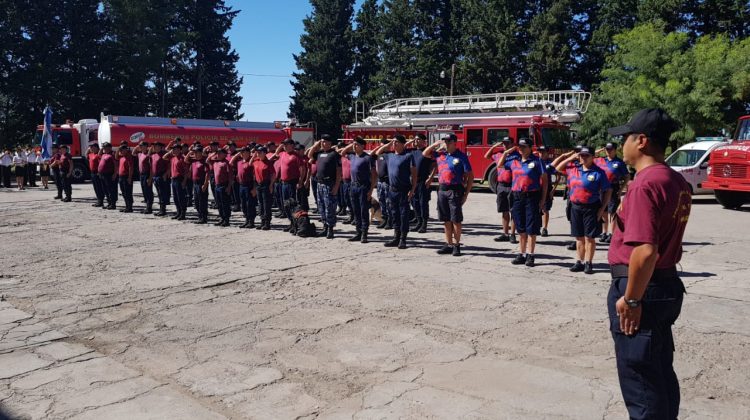 Los Bomberos de la Policía provincial festejaron 73 años de su creación