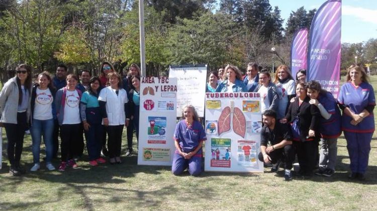 Dictaron un taller sobre tuberculosis en el Parque de las Naciones