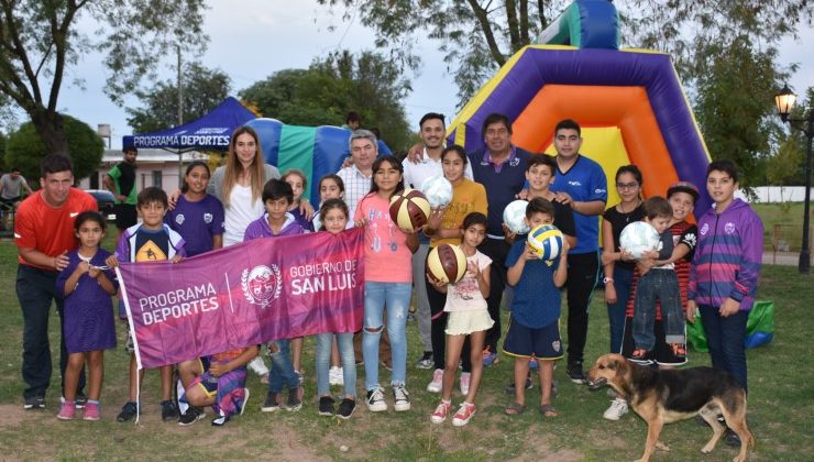 “Deporte y recreación” en el interior provincial