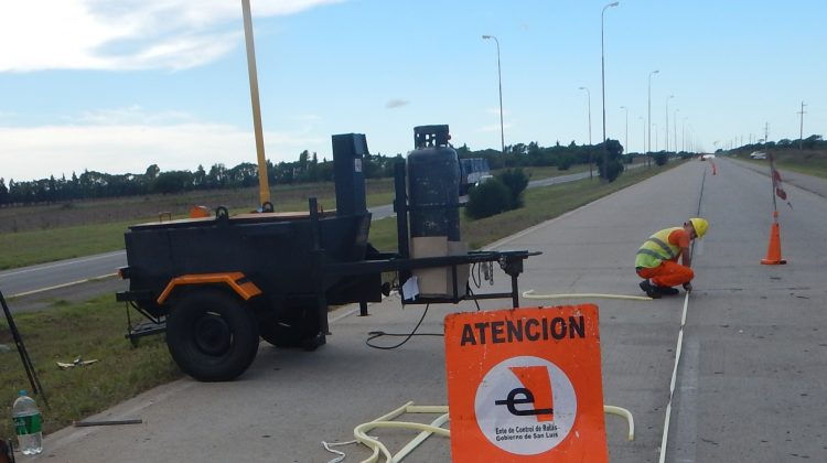 Obras de mantenimiento en las autopistas provinciales