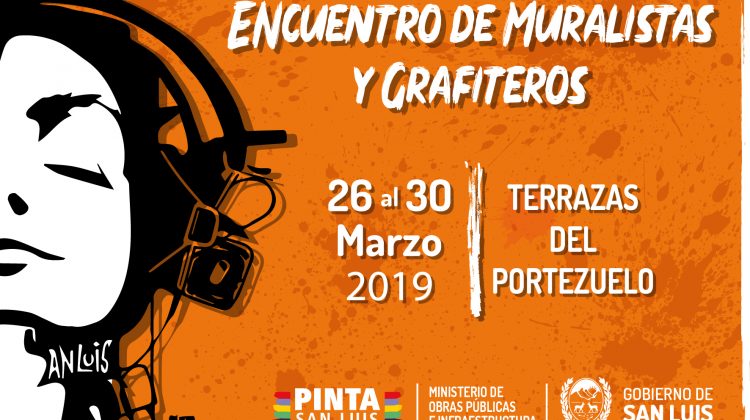 Se viene el 1º Encuentro de Muralistas y Grafiteros