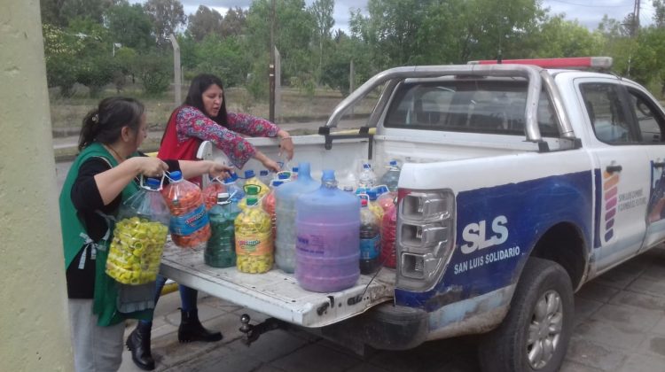 Asistiendo a los vecinos, cuidando la vida de todos los puntanos