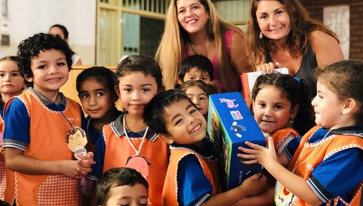 La ministra Paulina Calderón visitó instituciones educativas de Villa Mercedes