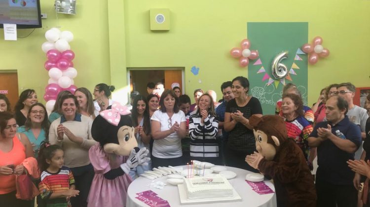 La ministra Sosa Araujo acompañó los festejos de la Maternidad “Teresita Baigorria”