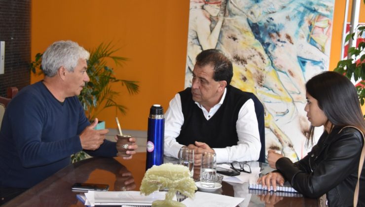 El ministro de Producción se reunió con el intendente de Cortaderas