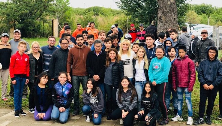 Estudiantes de la Escuela Generativa de Concarán tuvieron su primer día de actividades