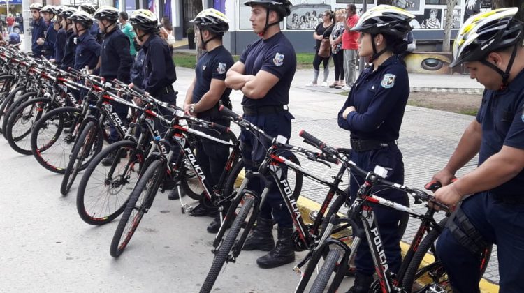 Villa Mercedes: incorporaron a los nuevos bicipolicías