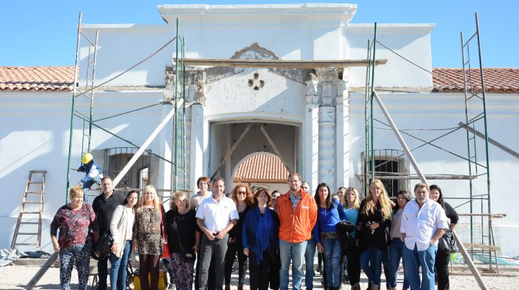 Avanza la obra de refacción de la Réplica de la Casa de Tucumán en La Punta