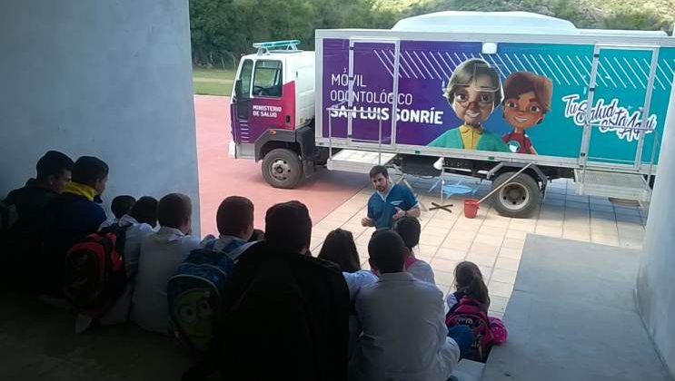 El camión sanitario continúa con su recorrido por el departamento San Martín