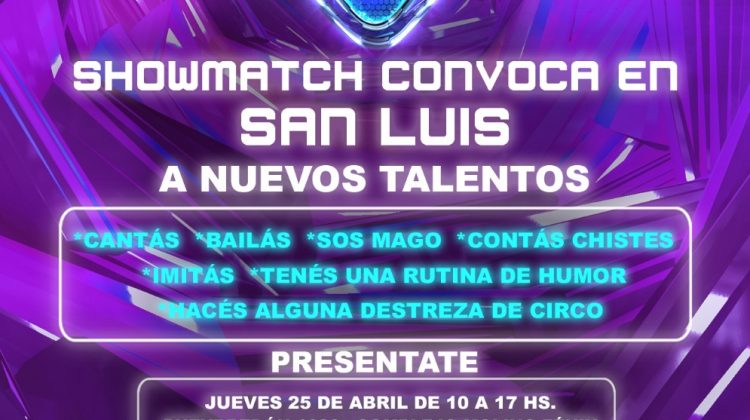 “ShowMatch” llega al Molino Fénix para conocer nuevos talentos