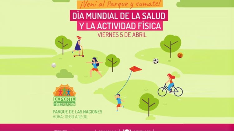 Celebrarán el Día Mundial de la Salud y de la Actividad Física en el Parque de las Naciones 