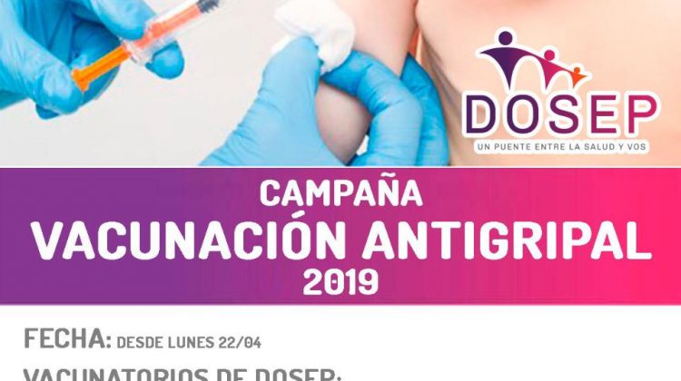 DOSEP se sumó a la Campaña de Vacunación 2019