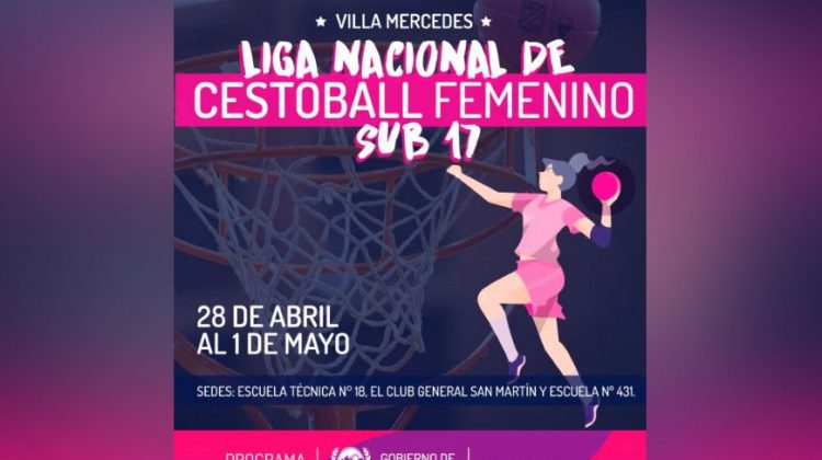 Más de 200 chicas competirán en la Liga Nacional de Cestoball Femenino Sub 17