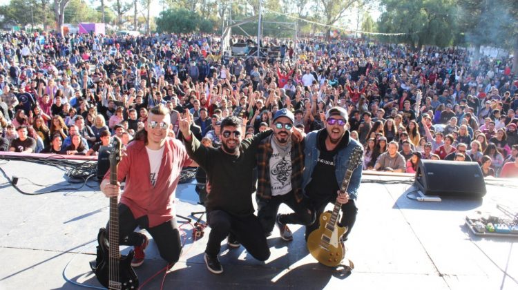 La banda “4 Lados” también brilló en el megafestival