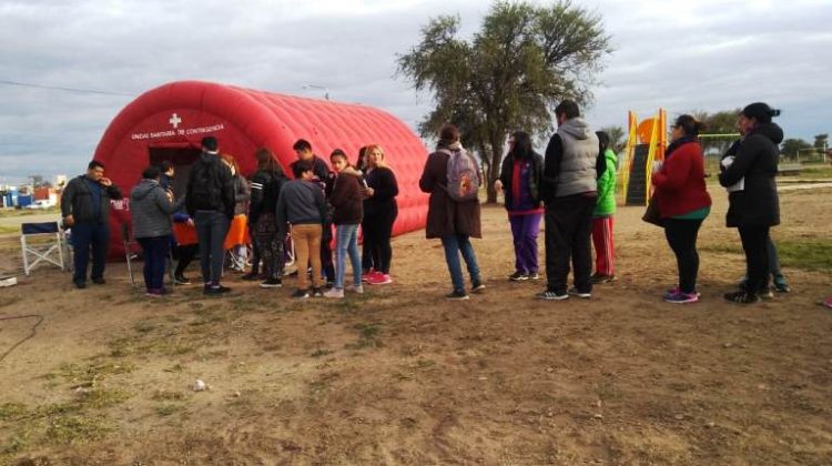 Gran concurrencia de vecinos de la zona sur de la ciudad en “Tu Salud en los Barrios”