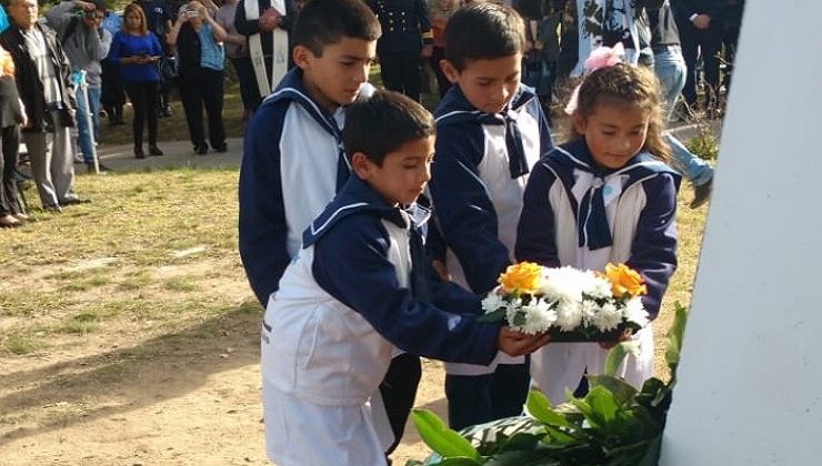 Emotivo homenaje a los héroes de Malvinas en el paraje El Tala