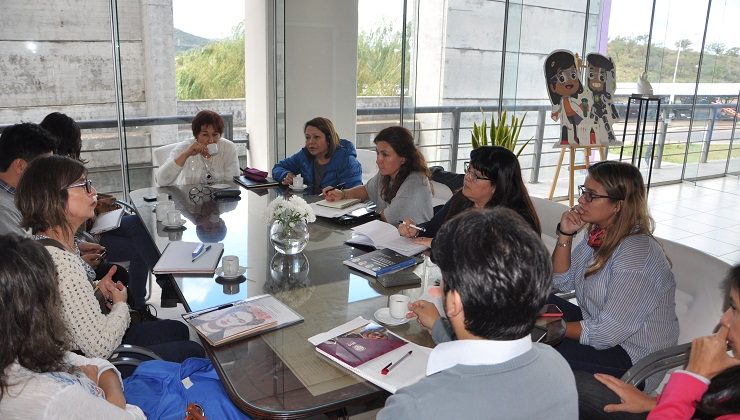 La ministra Calderón se reunió con la decana de la Facultad de Ciencias Humanas de la UNSL