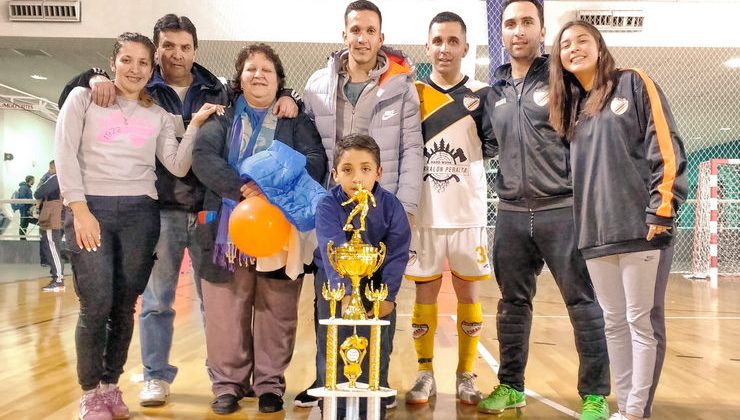 Juan Andrada compartió la final de futsal con sus hermanos