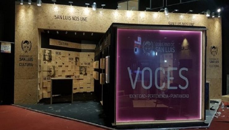 El stand de San Luis obtuvo una mención especial en la Feria Internacional del Libro