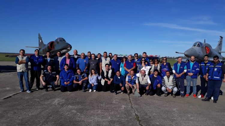 El SEMPRO participó de una jornada de emergencias aéreas