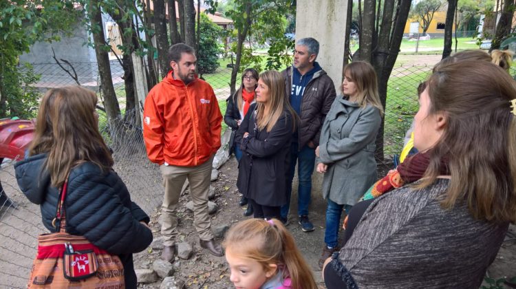 Tomasevich inspeccionó la escuela “Jujuy” de Carpintería