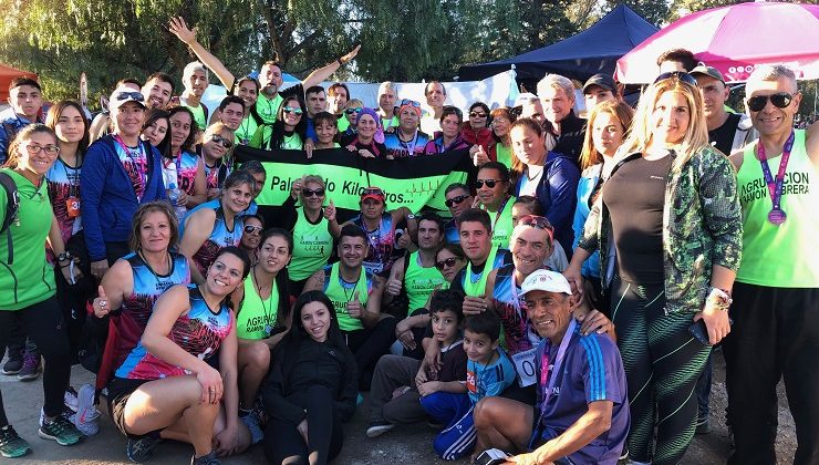 Con una maratón y un mural, homenajearon a Ramón Cabrera en el Parque de las Naciones