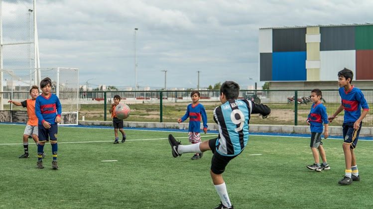 “La Pedrera”: 200 niños participaron de un encuentro de fútbol barrial