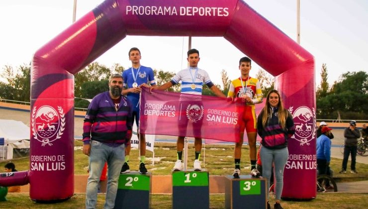 San Luis ganó 5 medallas en el Campeonato Argentino de Ciclismo de Pista