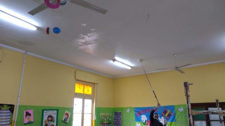 Realizaron reparaciones en dos establecimientos escolares de Villa Mercedes