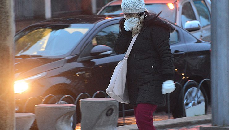 Martes inestable con viento y el miércoles será el día más frío de la semana