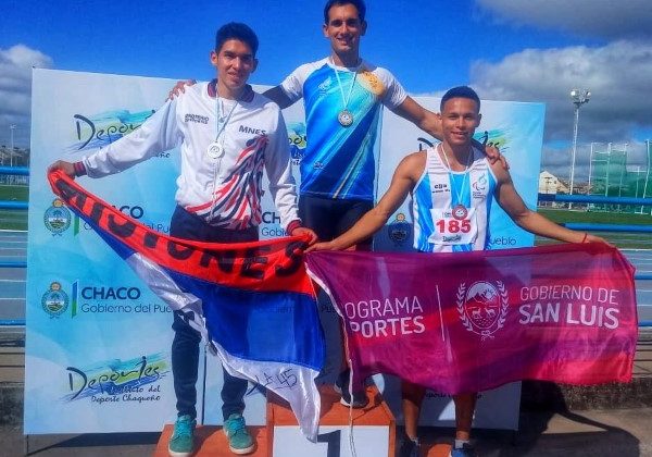 Javier Rosales obtuvo dos medallas en el Open Internacional de Atletismo Adaptado