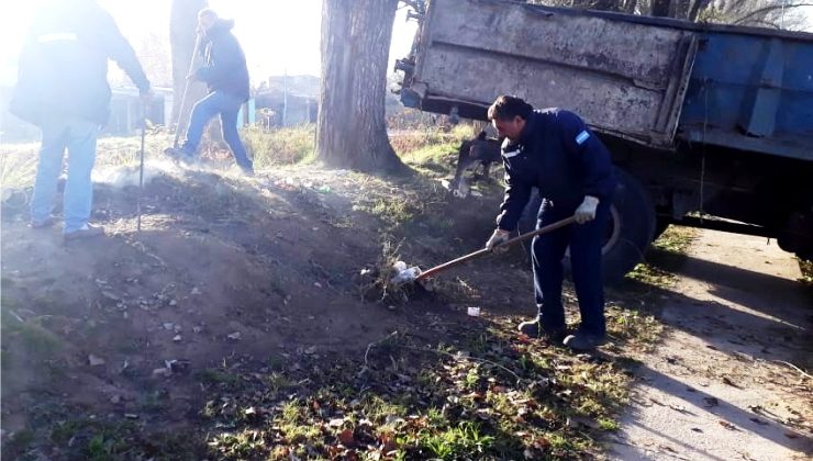 Finalizó la limpieza del canal secundario de riego de la ciudad