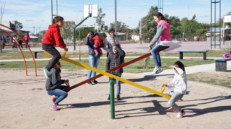 Alto Pencoso cuenta con un nuevo espacio de recreación