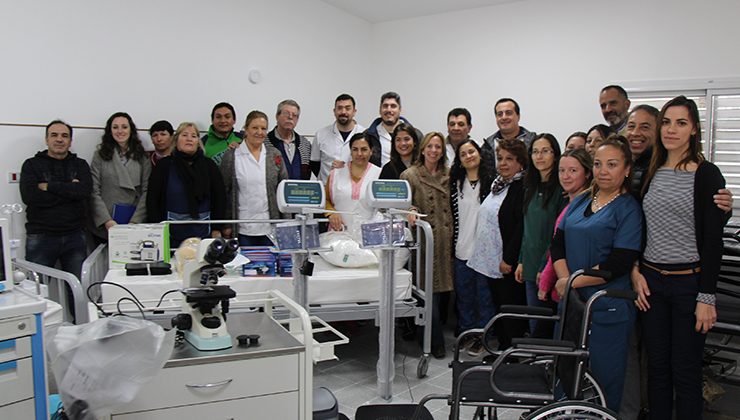 Gira por el interior: visita a la obra en construcción del Hospital de San Martín