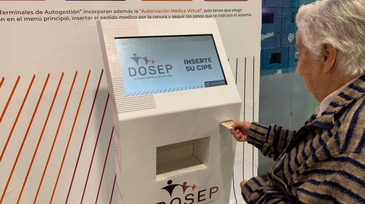 DOSEP presentó su terminal de autogestión en San Luis Shopping