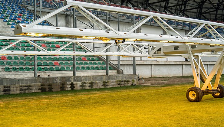 El “Estadio Único” de La Pedrera, a la vanguardia tecnológica en el cuidado del campo de juego