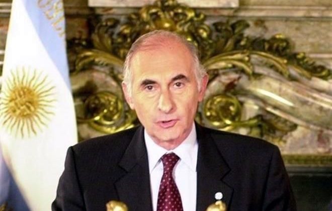 Condolencias del gobernador por la muerte del ex presidente Fernando de la Rúa