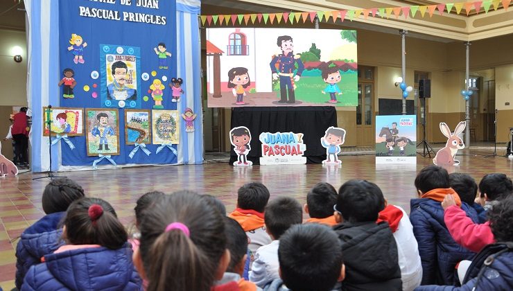 Presentaron el capítulo animado del coronel Juan Pascual Pringles