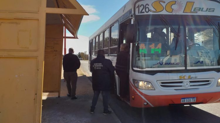 Continúan las inspecciones en el servicio interurbano de pasajeros