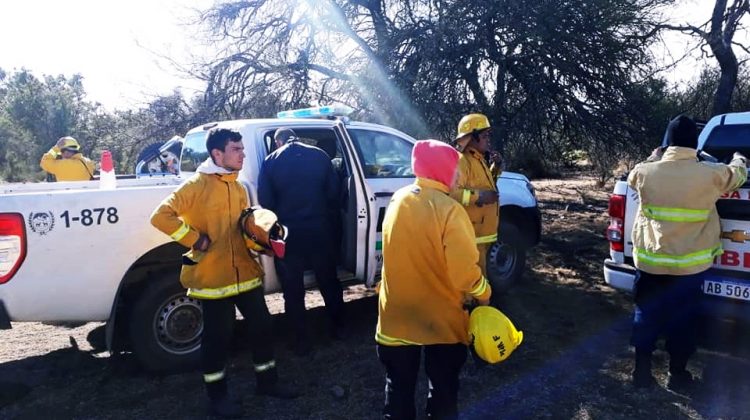 Controlaron el incendio forestal en la zona de Juan Llerena, en cercanías a El Morro