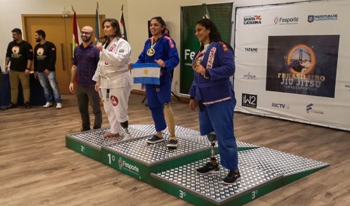 Para Jiu-Jitsu: Estefanía González ganó la medalla de oro en Brasil