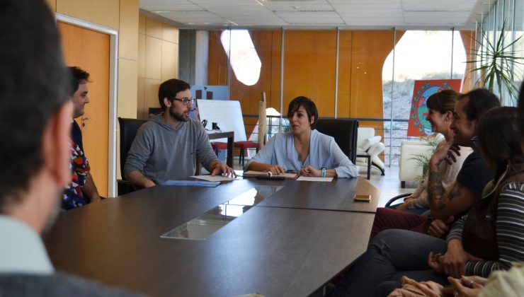 Natalia Spinuzza recibió a los pasantes de la carrera Técnico en Gestión y Auditoría Ambiental