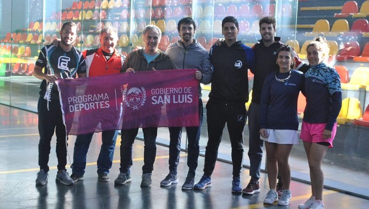 Parte de la Selección Argentina de pelota vasca concentró en San Luis